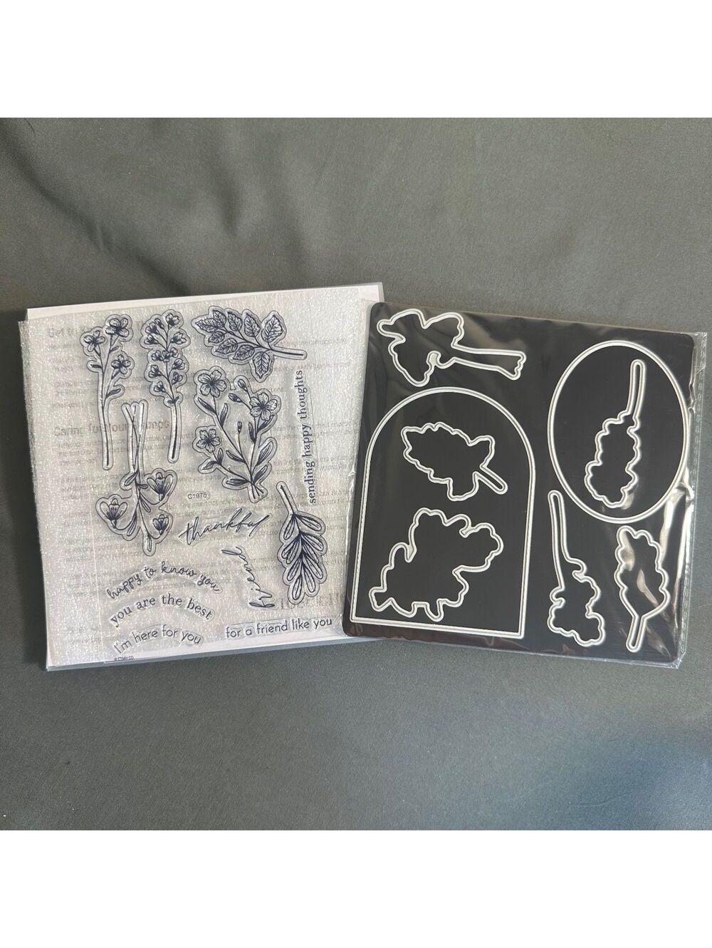 Close To My Heart Z4700 Cosette Acrylic Stamp and Thin Cut Set